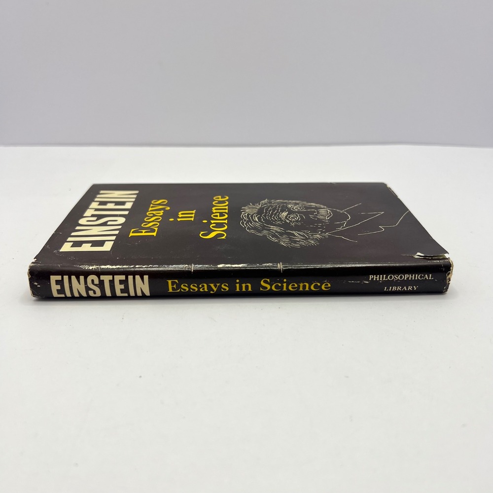 Essays in Science Albert Einstein Hardcover Dust Jacket 1934 Vintage Physics - Picture 11 of 11